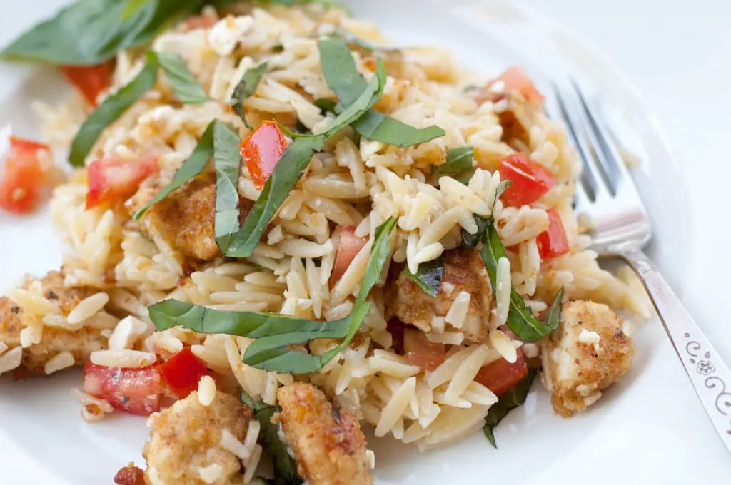 Chicken with Orzo Pasta