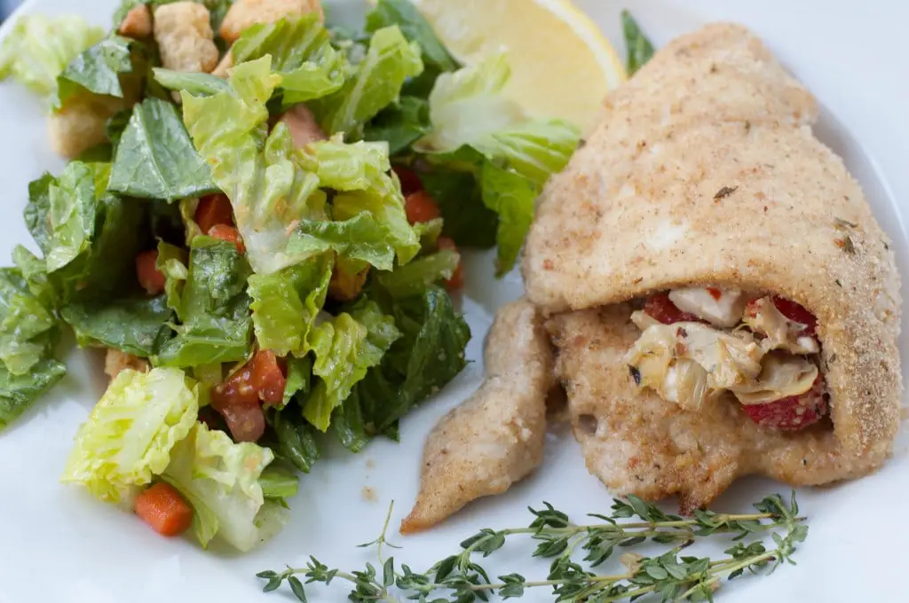 Artichoke and Feta Stuffed Chicken Breasts