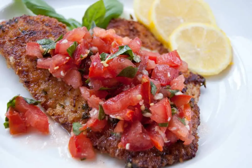 Tomato Basil Tilapia