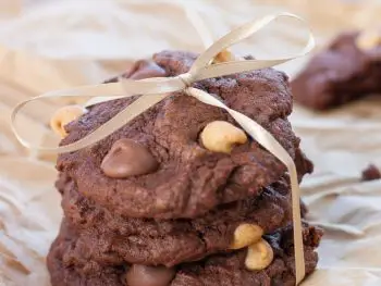 Dark Chocolate Peanut Butter Cookies