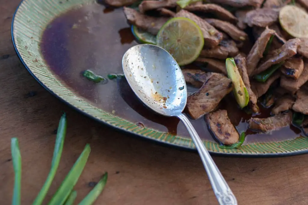 Pork Stir-Fry With Honey, Lime and Ginger - thekitchensnob.com