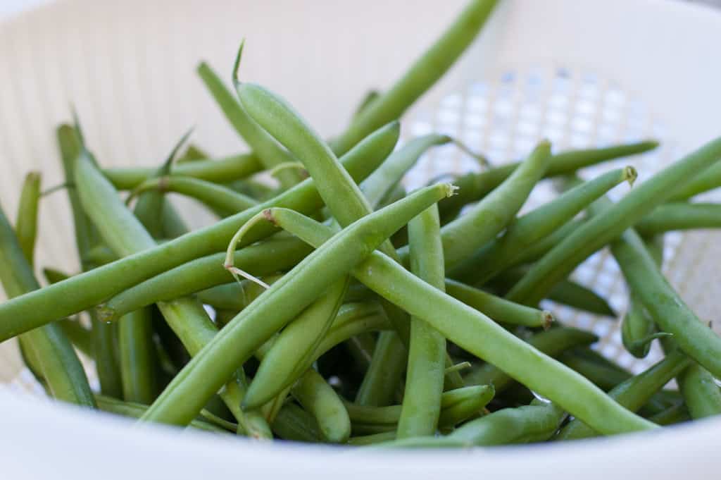 Fresh Green Beans with Caramelized Onions and Bacon - thekitchensnob.com