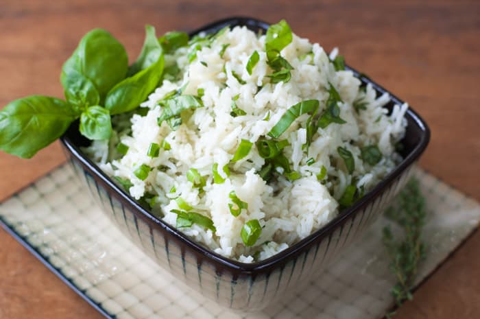 Herbed Basmati Rice recipe - thekitchensnob.com