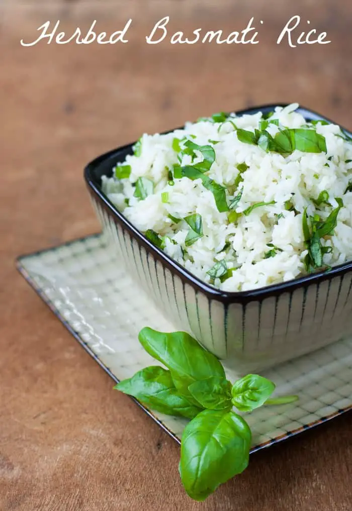 Herbed Basmati Rice Recipe - thekitchensnob.com