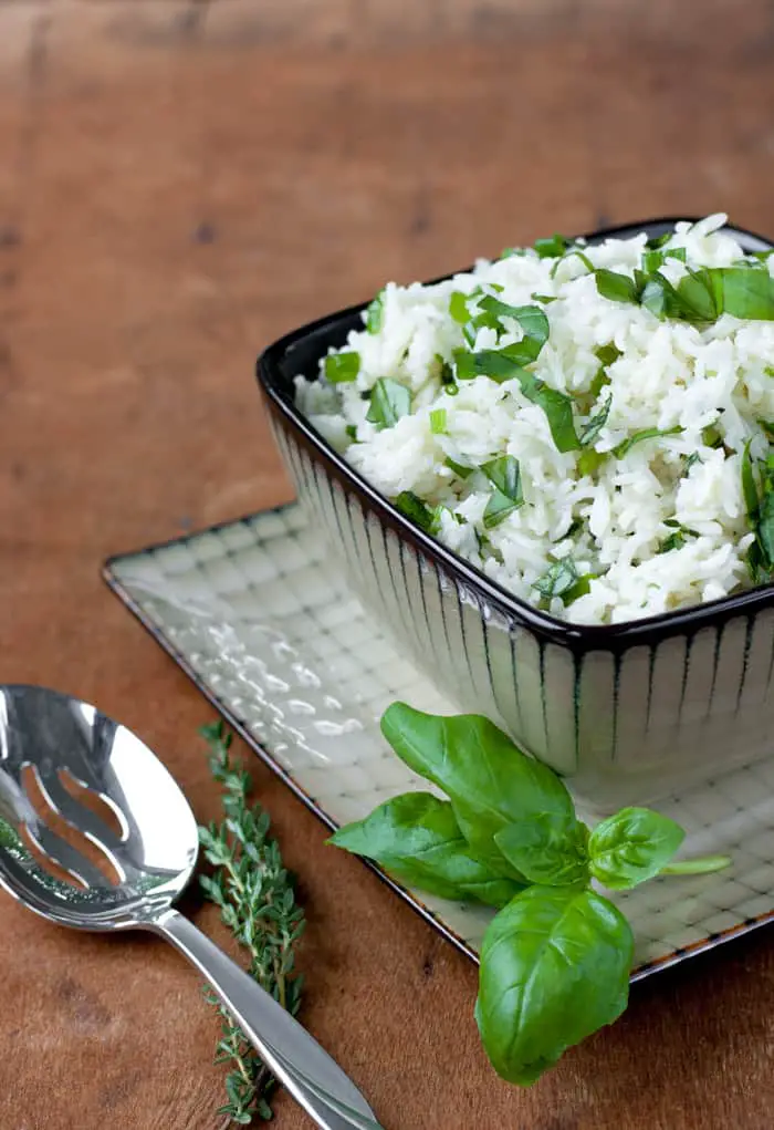 Herbed Basmati Rice recipe - thekitchensnob.com