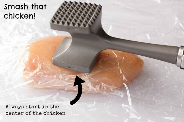 How To Pound And Flatten Chicken Breast - thekitchensnob.com