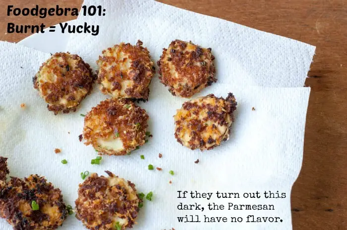 Fried Zucchini Parmesan Crisps - thekitchensnob.com #recipe #appetizer #zucchini