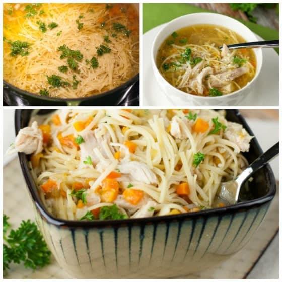 The Best Homemade Chicken Noodle Soup recipe hands down! thekitchensnob.com