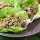 Asian Chicken Lettuce Wraps - a super healthy recipe that's easy to make!