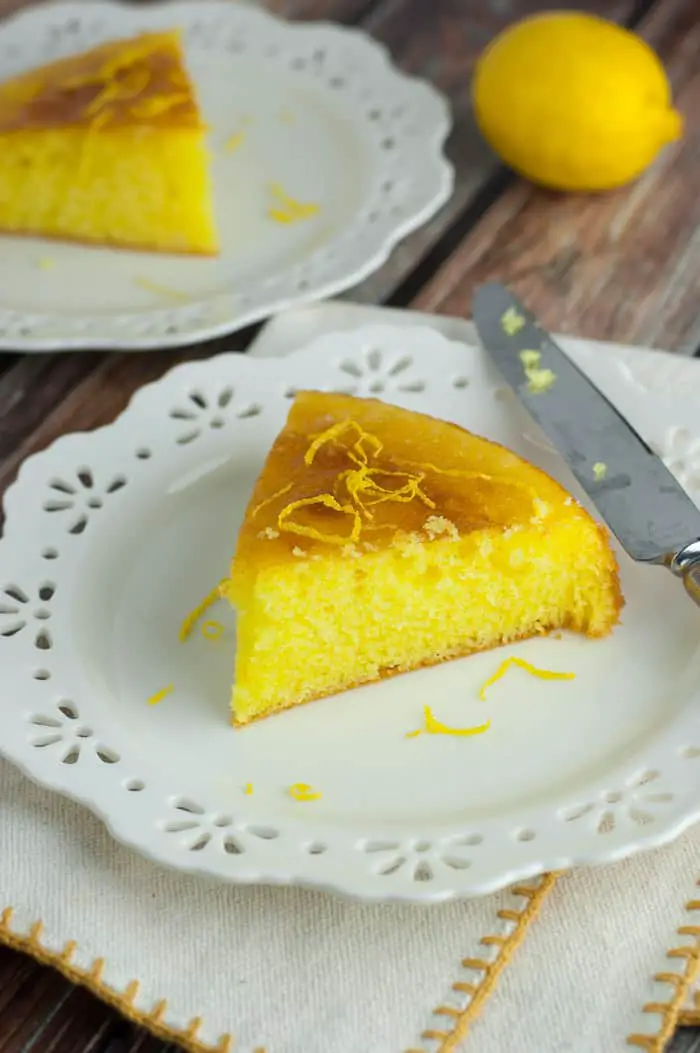 Mom's Luscious Lemon Cake - this is her most requested recipe! Super moist and the glaze is to die for!