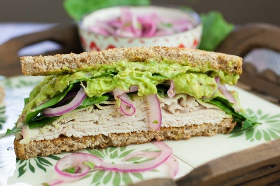 The Spicy Power Turkey Sandwich with Avocado Spread - perfect recipe to eat while taking the Fed Up Challenge. No sugar or white carbs.
