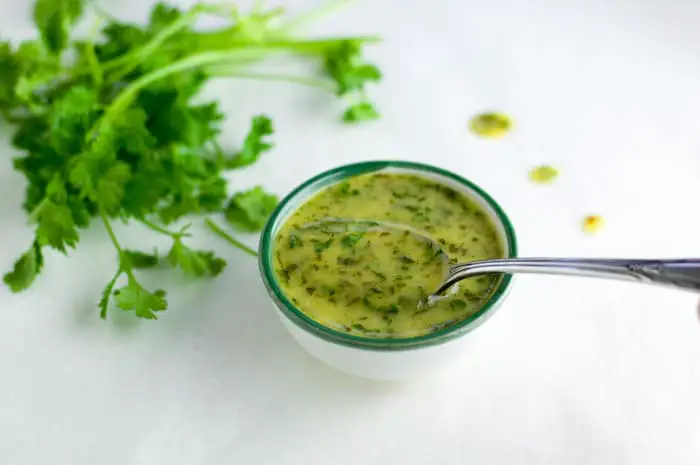 Honey Lime Cilantro Sauce - this recipe is great with pork, chicken, steak, and on salads!
