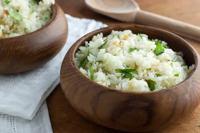 Sticky Rice With Cilantro and Sweet Caramelized Onions - a recipe worth making!