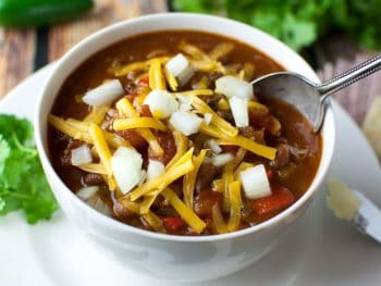 My Bestie's Chili Recipe - easy to make in the crock-pot!