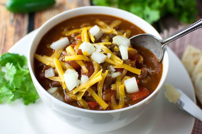 My Bestie's Chili Recipe - easy to make in the crock-pot!