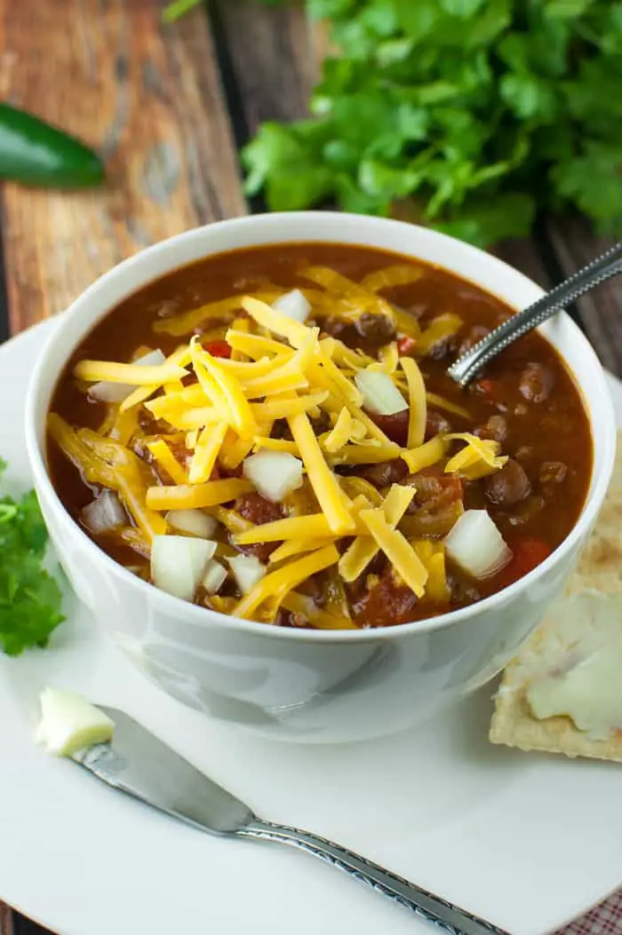 My Bestie's Chili Recipe - easy to make in the crock-pot!