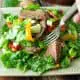 Poor Man's Steak Salad with sauteed bell peppers with red wine vinaigrette - a perfect recipe for a sugar free diet or if you're doing the Fed Up Challenge