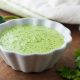 Peruvian Green Sauce aka Aji Amarillo sauce or Aji Verde sauce - this has a serious kick! Made with jalapenos, cilantro, aji pepper sauce & lime