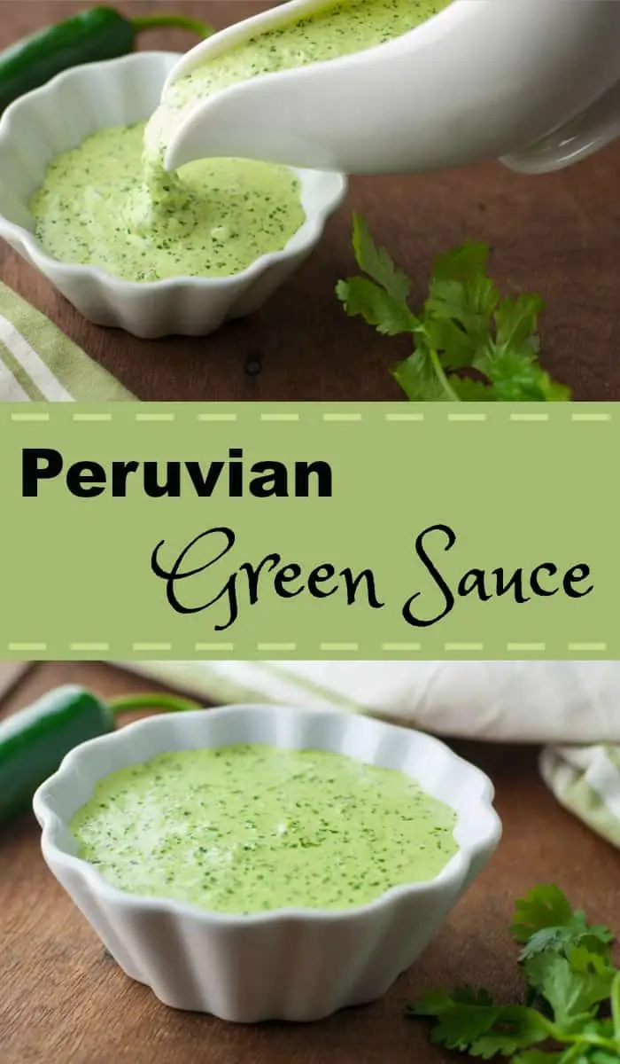 Peruvian Green Sauce The Kitchen Snob