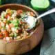 Pico de Gallo (Salsa Fresca) recipe is a perfect topping to many dishes. Make it mild or spicy!