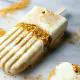 Pumpkin Pie Ice Cream Pops with Whipped Cream & Gingersnap Swirl - creamy and delicious!
