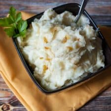 Mashed Potatoes With Caramelized Shallots