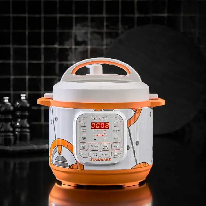 Instant Pot decorated as BB-8 from Star Wars